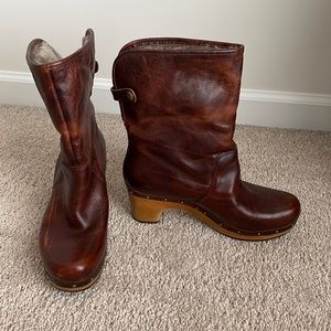 UGG Leather Clog Boots